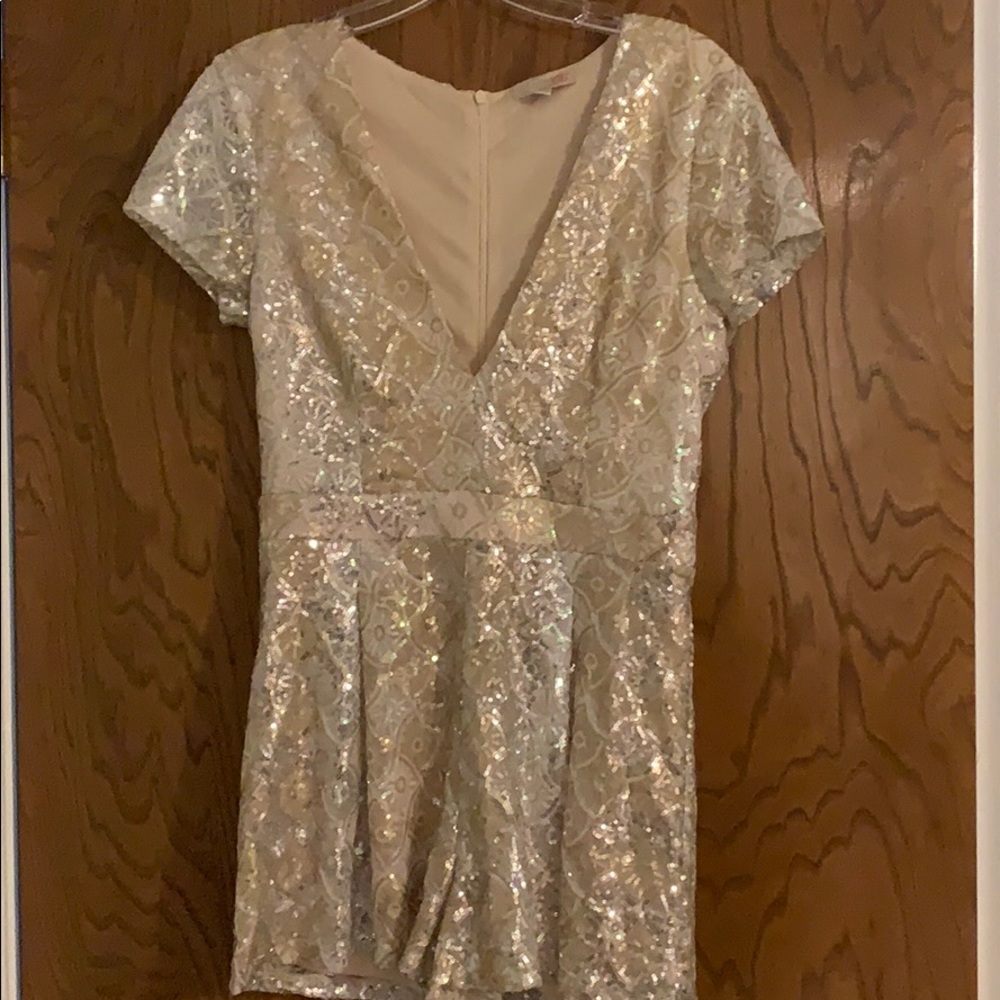 Giani Bini Sequined Romper